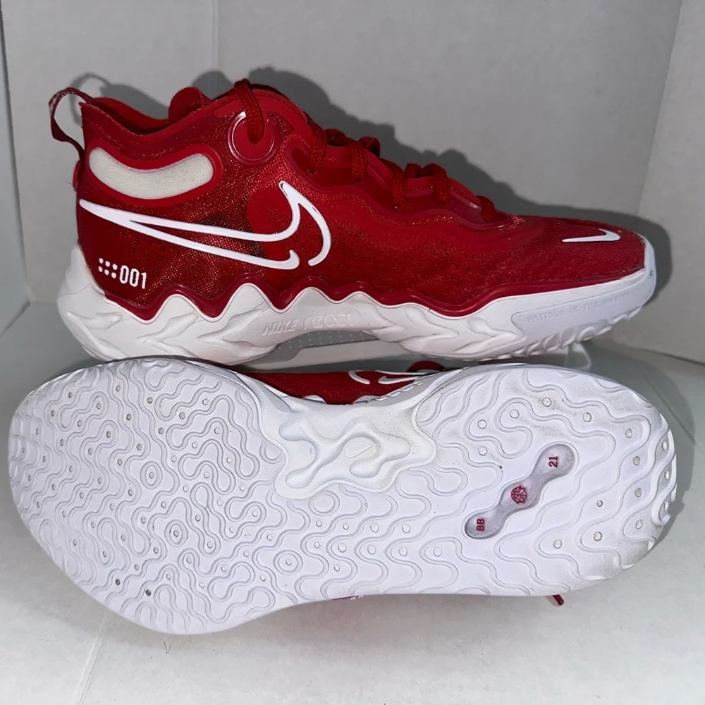 Nike Air Zoom G.T. Running Sneakers University Red Mens Size 7.5